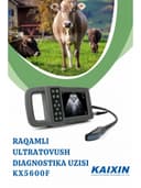 Kaixin KX5600F Veterinar UZI apparati – diagnostikasi uchun portativ ultratovush skaneri