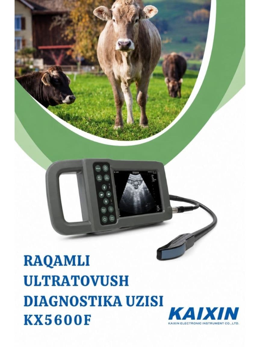 Kaixin KX5600F Veterinar UZI apparati – diagnostikasi uchun portativ ultratovush skaneri — 1