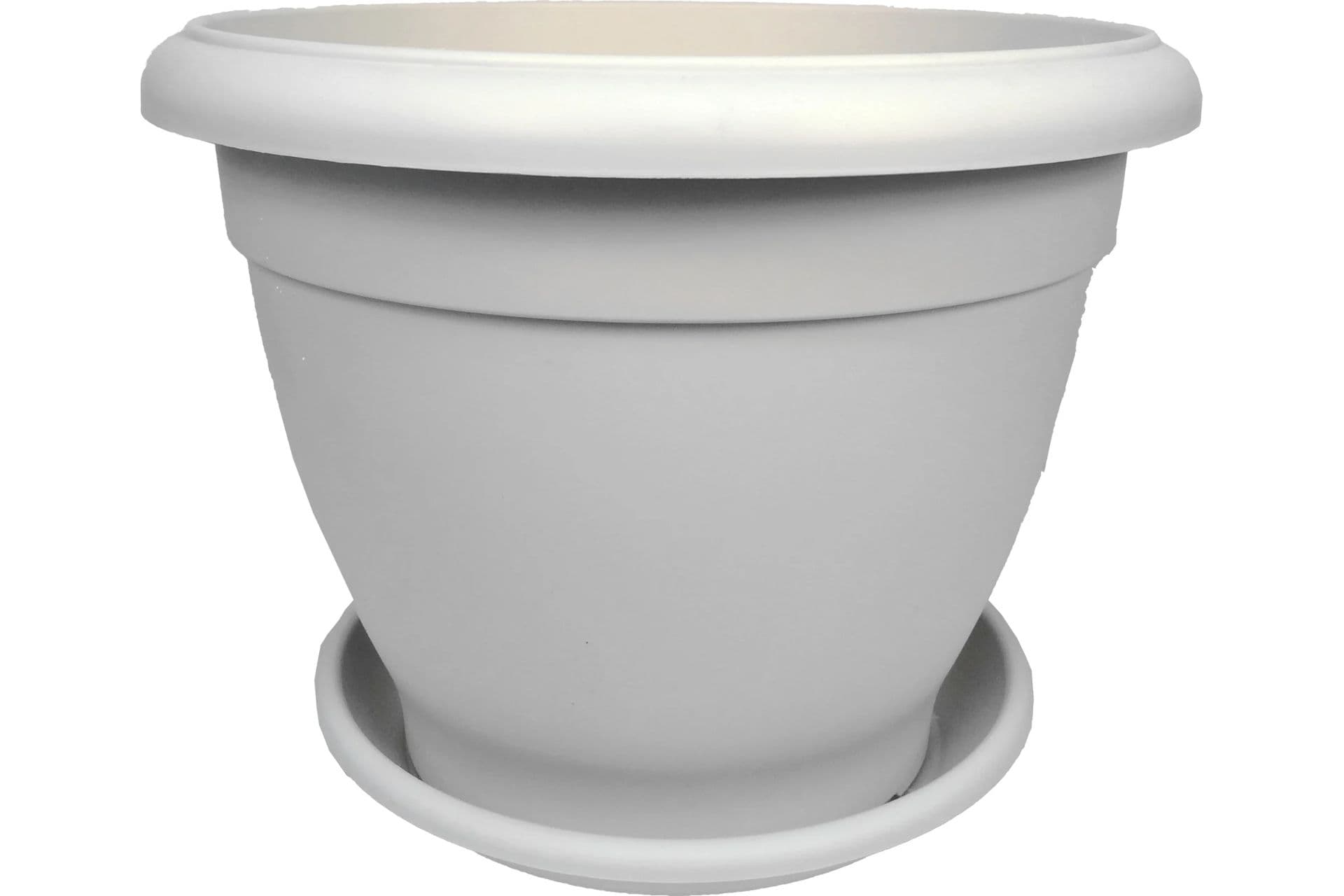 Горшок цветочный модель 6112PLH white