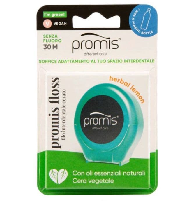 Зубная нить Promis, Бирюзовый - 30 метров — 1