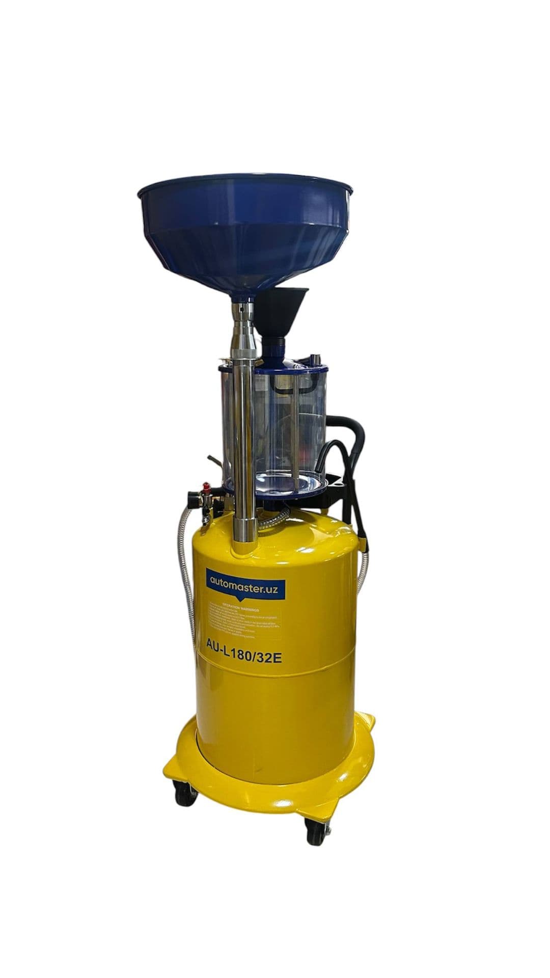 Бочка металлическая для слива и откачки масла AU-L180/32E (Экструдер)//automaster.uz — 1