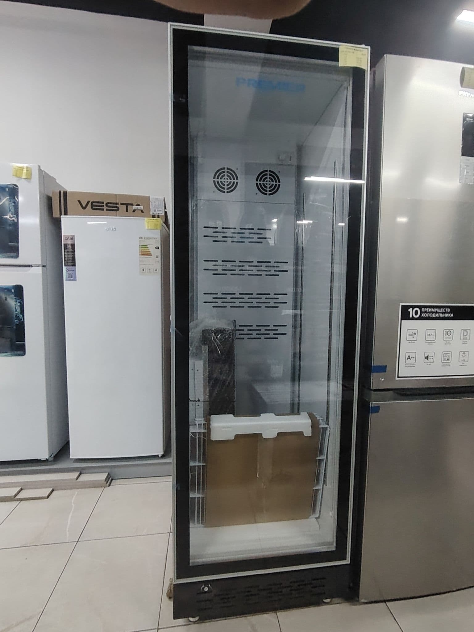 Витринные Холодильники марки PREMIER модель PRM-480DFSHC — 1