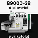B9000-38 Zoje 5 ipli overlok