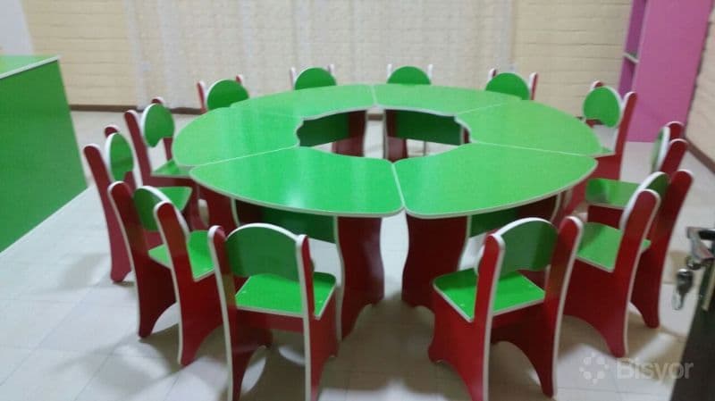Болалар боғчаси учун стол-стул — 1