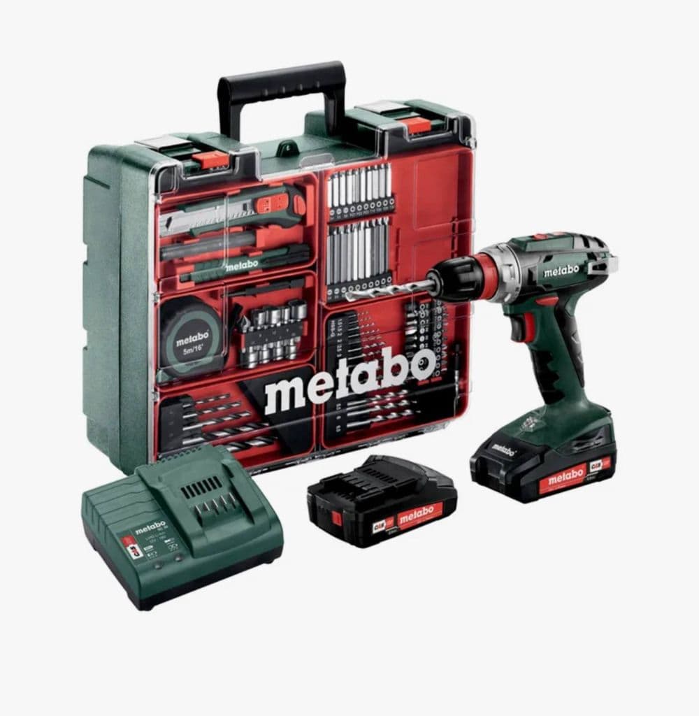Двухскоростная безударная дрель-шуруповёрт Metabo BS 18 Quick Set 602217880 — 1