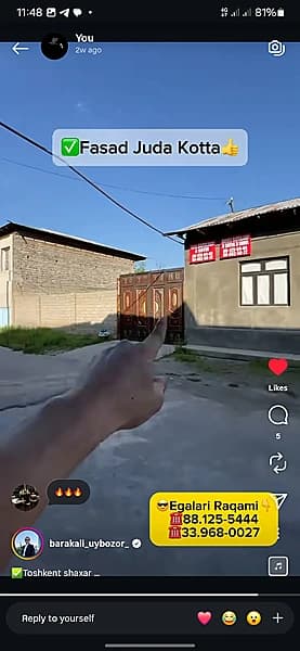 Hovli sotiladi 12 sotix — 1