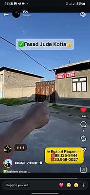 Hovli sotiladi 12 sotix — 1