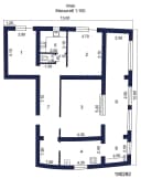 Продается 3х комнатная квартира,Дархан,Ул Кары Ниязова,125м2