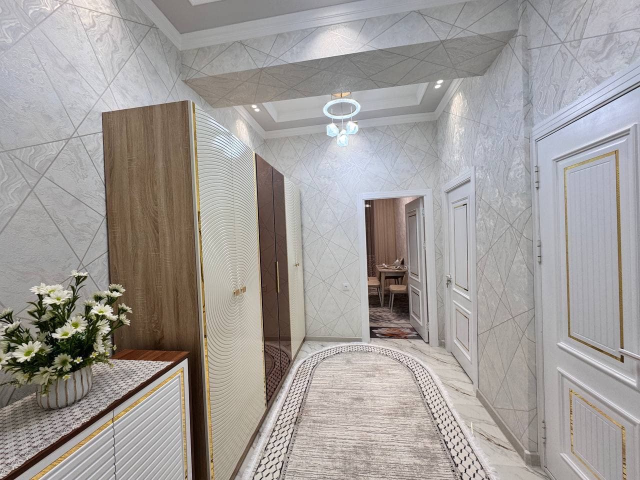 Аренда 1 комнатной квартиры Сагбон Новостройка | 45м/2 | Депозит 200 — 4