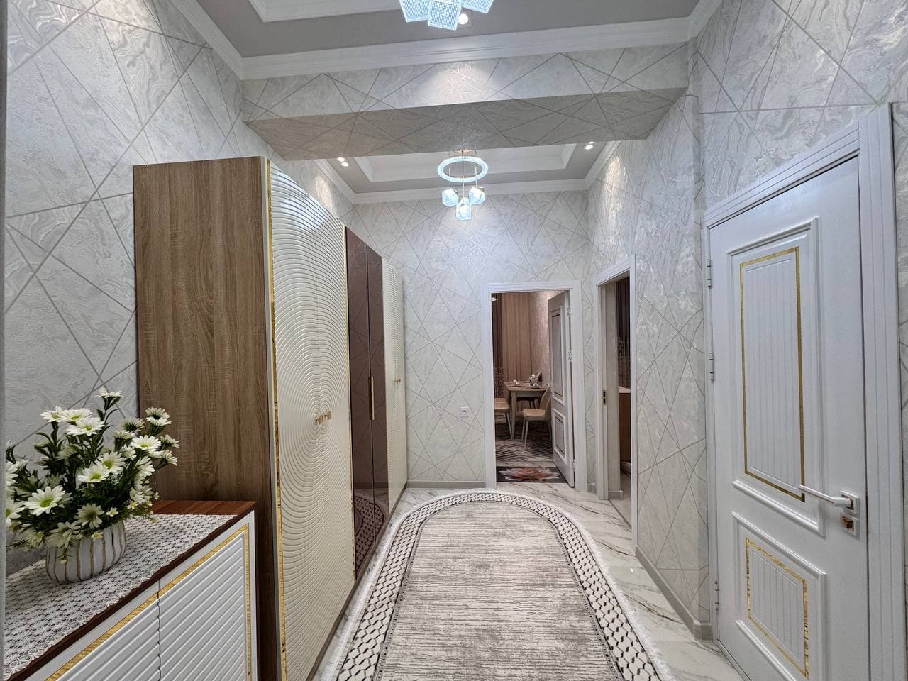 Аренда 1 комнатной квартиры Сагбон Новостройка | 45м/2 | Депозит 200 — 5