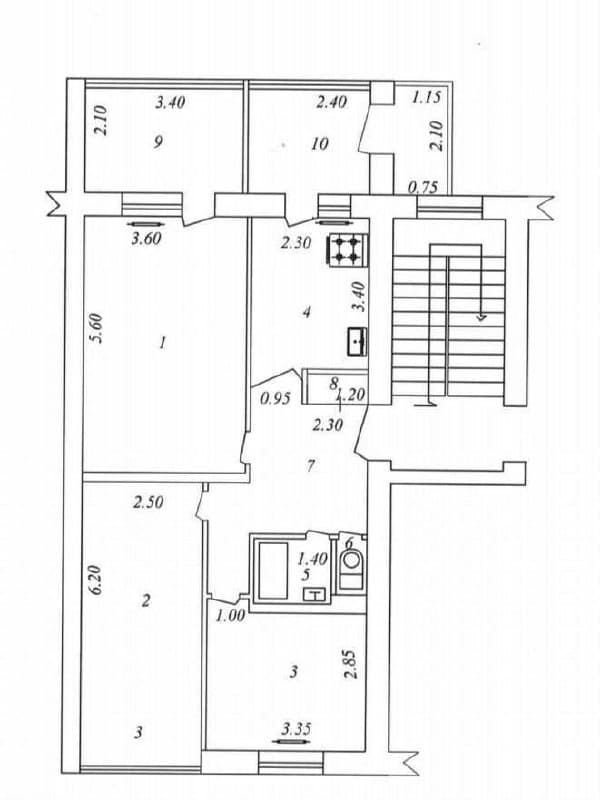 СРОЧНАЯ ПРОДАЖА 3/3/4 ор-р 64 школа — 1