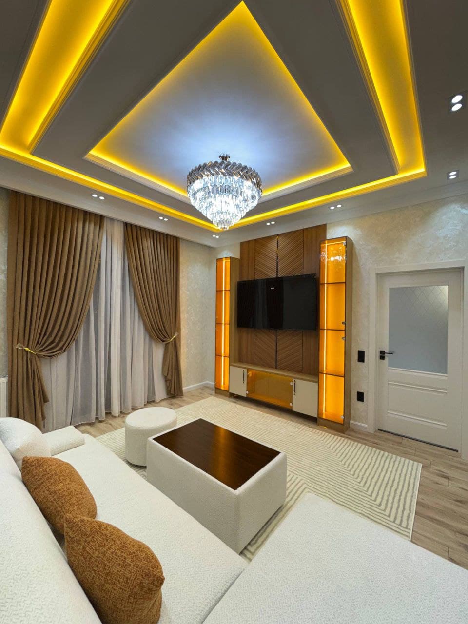 ⭐️НОВОСТРОЙКА, АЛМ⭐️3 КОМ, 80 КВ. М., 3 БАЛКОНА, ор Алмазар Сити⭐️ — 2