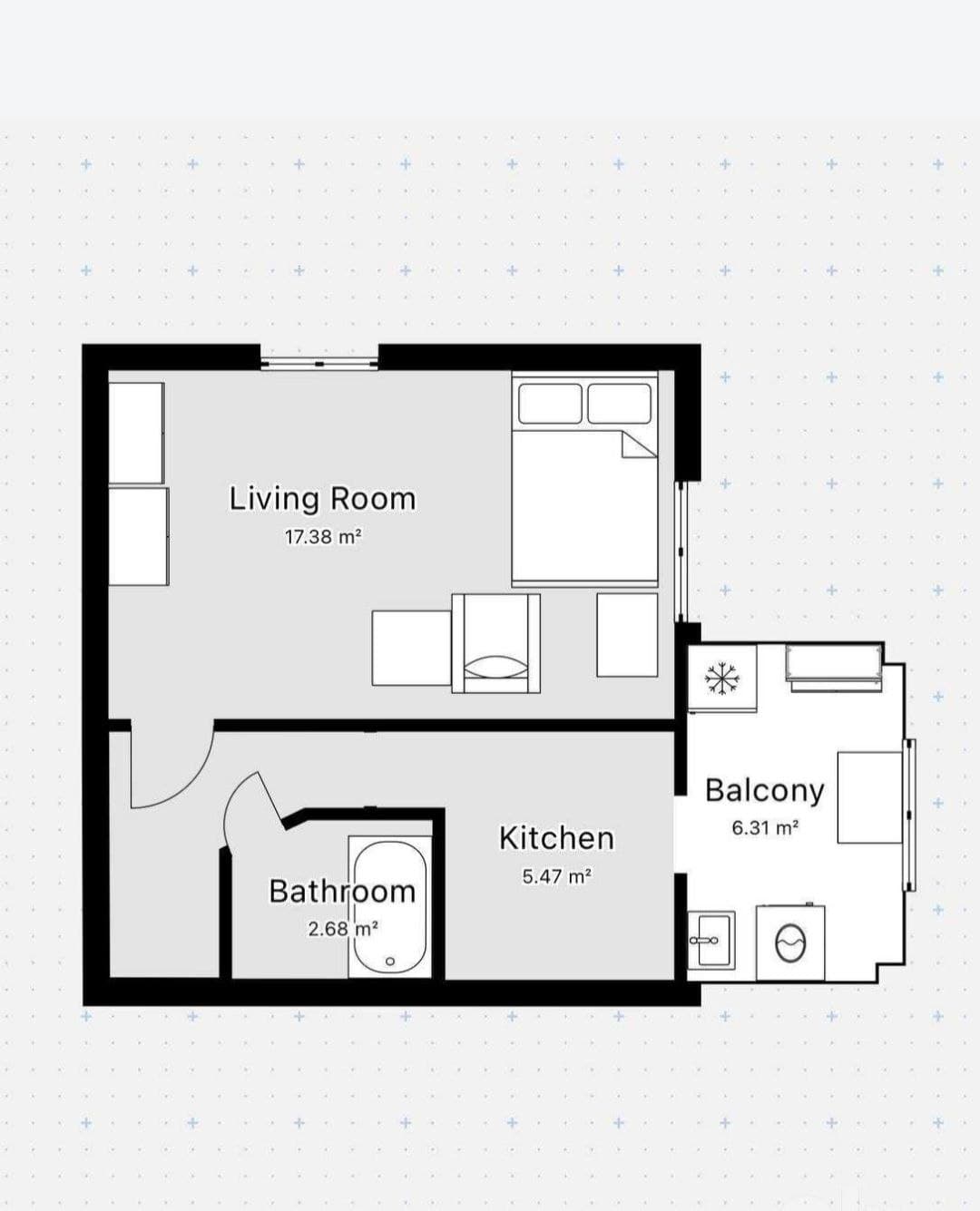 × Chilonzor 13 Ipoteka ✅️ 📍 Farxadskiy 38m²+2×3 — 6