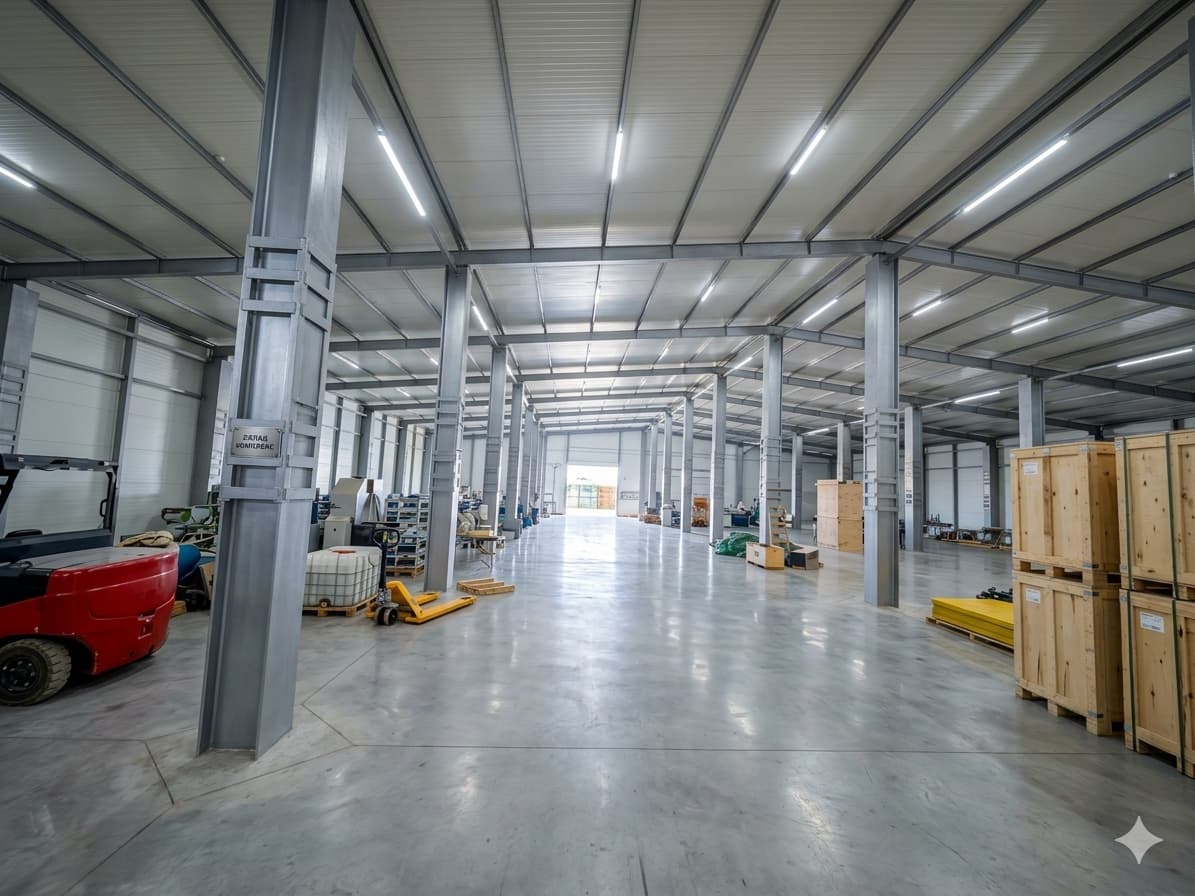 Аренда склада 3 500 м² + территория 6 000 м², Ахангаранское шоссе — 3