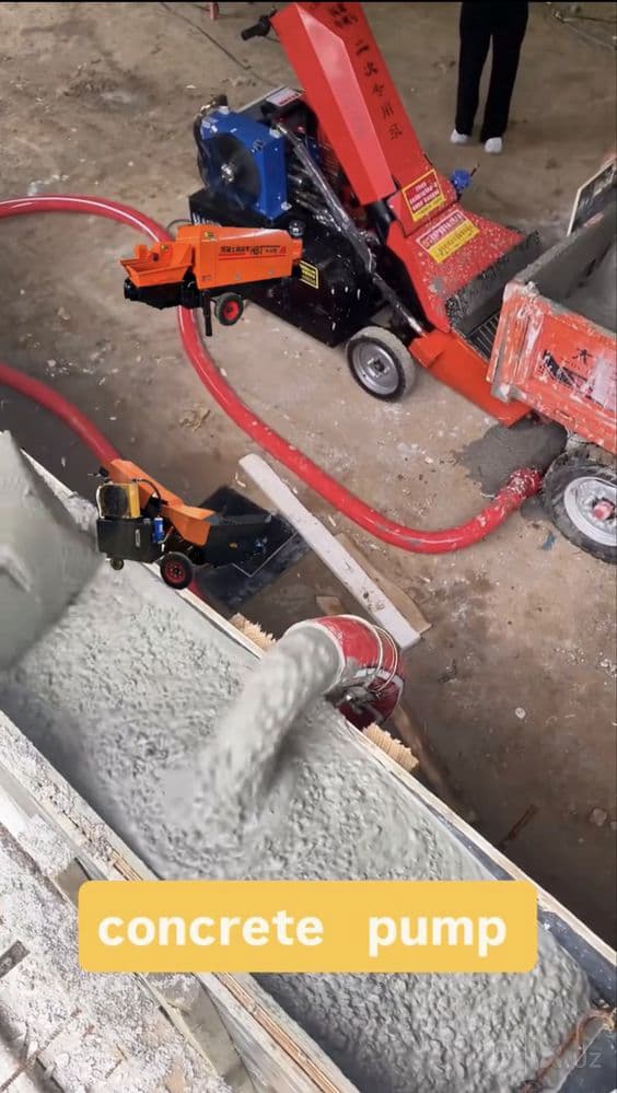 Beton nasos dizel 15 model – Beton quyish uskunasi — 2