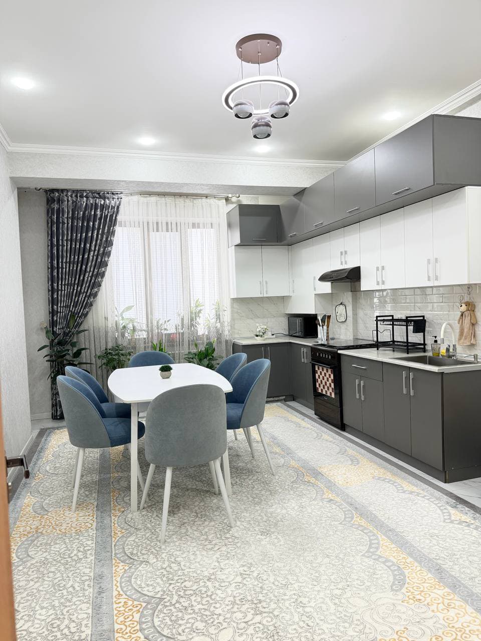 Uchtepada mebel va texnikasi bilan tayyor 3 xonali kvartira — 125 000 y.e. — 2