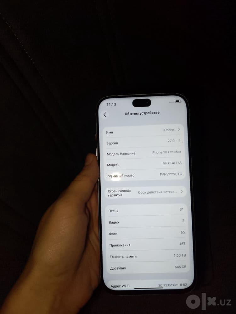 Iphone 18 pro max LLA — 5