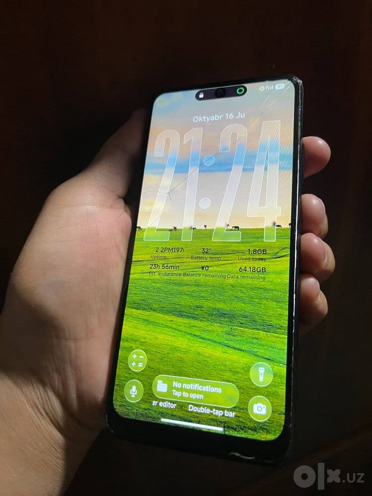 Redmi not 11 s sotiladi
Xotira 64 GB 
Aybi rasmda
Ekran aliwmagan gnat — 4