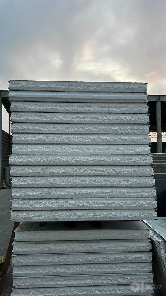 Sendvich panel 50/80/100 mm — zavod narxi, yetkazib berish, montaj — 1