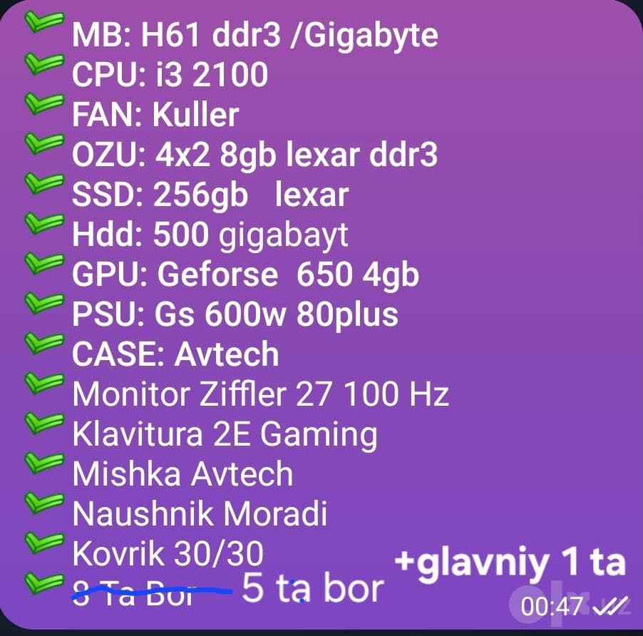 14 ta kompyuter sotiladi — 2