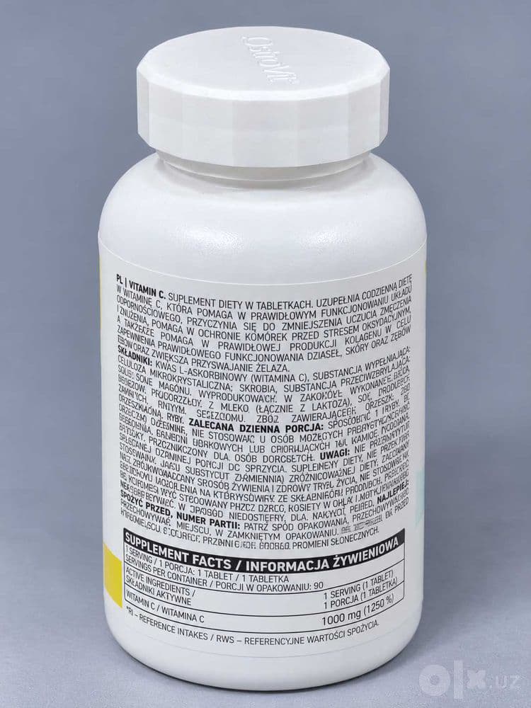 2.	OstroVit Vitamin C — витамин С 1000 мг — 4