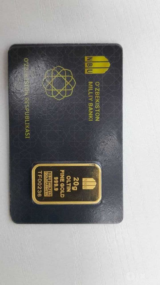Sotiladi: Milliy Bankning 5 grammlik va 20 gramlik oltin quymalari — 2