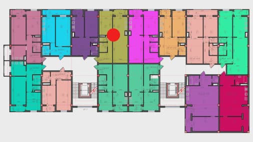 2 xonali kvartira, 58 m² — Obyekt 668 — 1