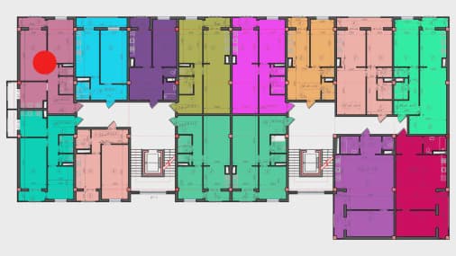 2 xonali kvartira, 62 m² — Obyekt 668 — 1