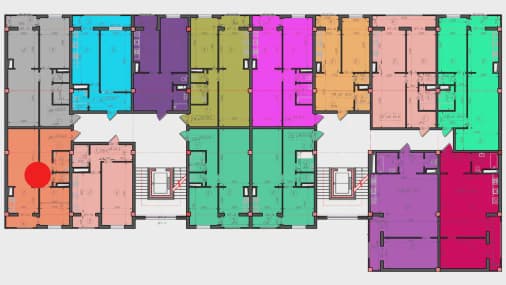 2 xonali kvartira, 54 m² — Obyekt 668 — 2