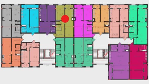 2 xonali kvartira, 58 m² — Obyekt 668 — 2