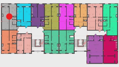 2 xonali kvartira, 62 m² — Obyekt 668 — 2