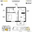 #9800 Продаётся: Мирабадский район Ул. Фергана Йули НОВОСТРОЙКА КОМПЛЕКС "O’z Zamin" Застрой. "Golde