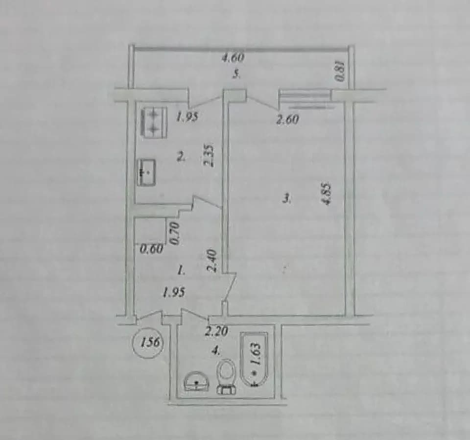 ПРОДАЁТСЯ КВАРТИРА Мирабдский район Куйлук -5  ориентир заправка Надземное метро  3  минуты