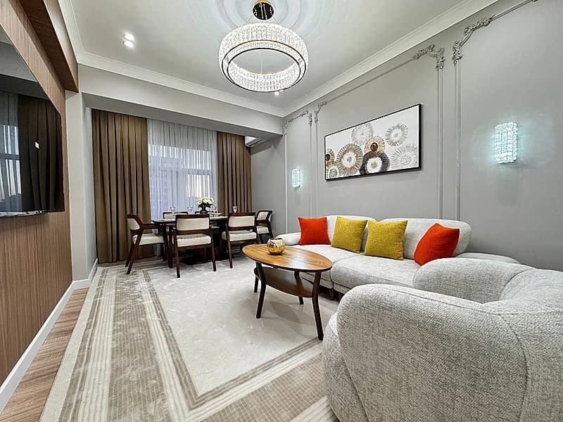 Продаётся НОВОСТРОЙКА 5/6-7/7ЖК POYTAXT RESIDENCEДУПЛЕКС Махтумкули новый ремонт 140м2 кирпич — 1
