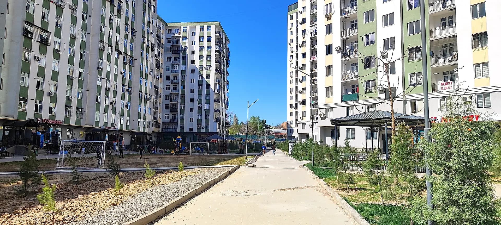 Сергели | Метро Чештепа | Новостройка | можно под Нежилое | 3-комнатная квартира 84м² — 1