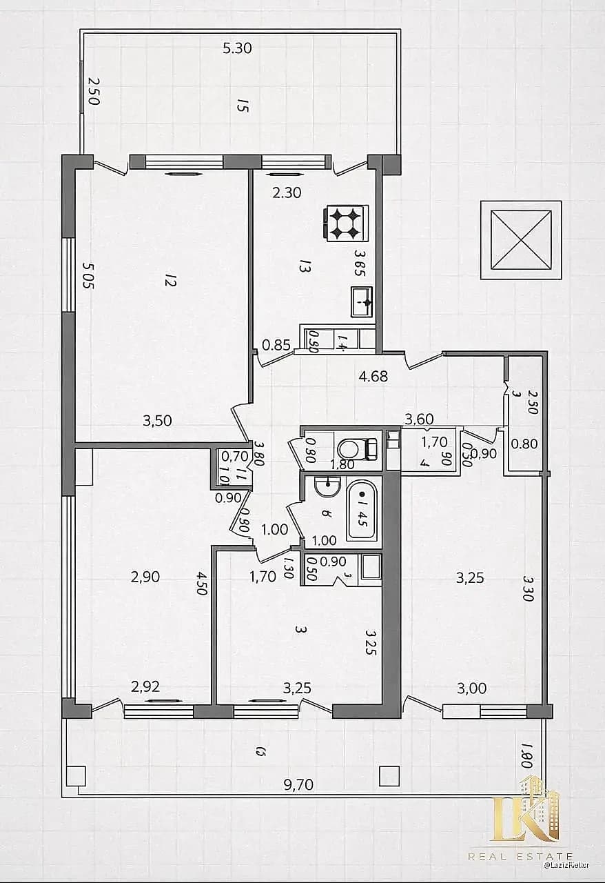 #100 Продаётся: 4-х комнатная квартира на Ц-4
