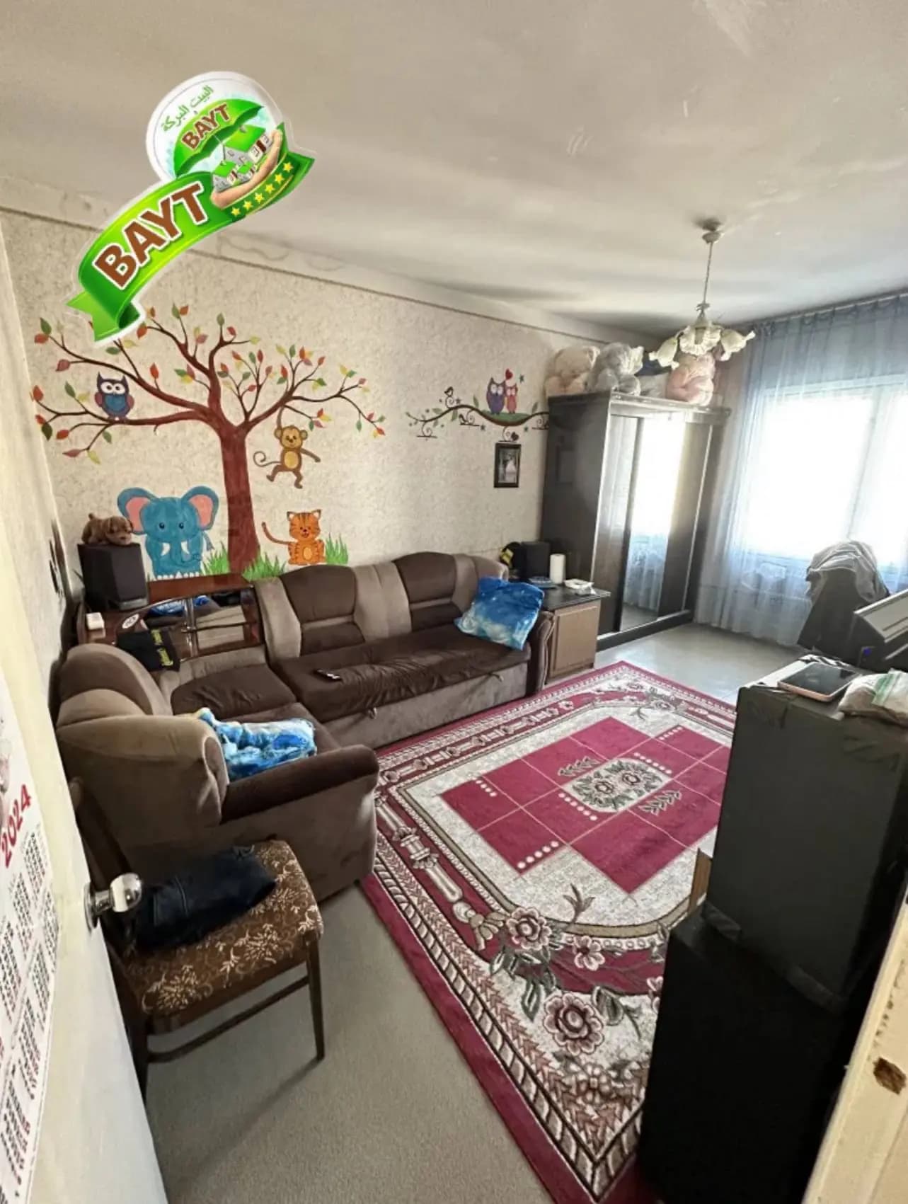 | МЕТРО 3-БЕКАТ 4/8/9 Сергели7 93м² 2х6 РАЗДЕЛКА — 1