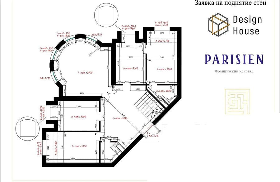 ЖК " PARISIEN " DUPLEKS 9/8-9/9 Ул.Мукумий — 1