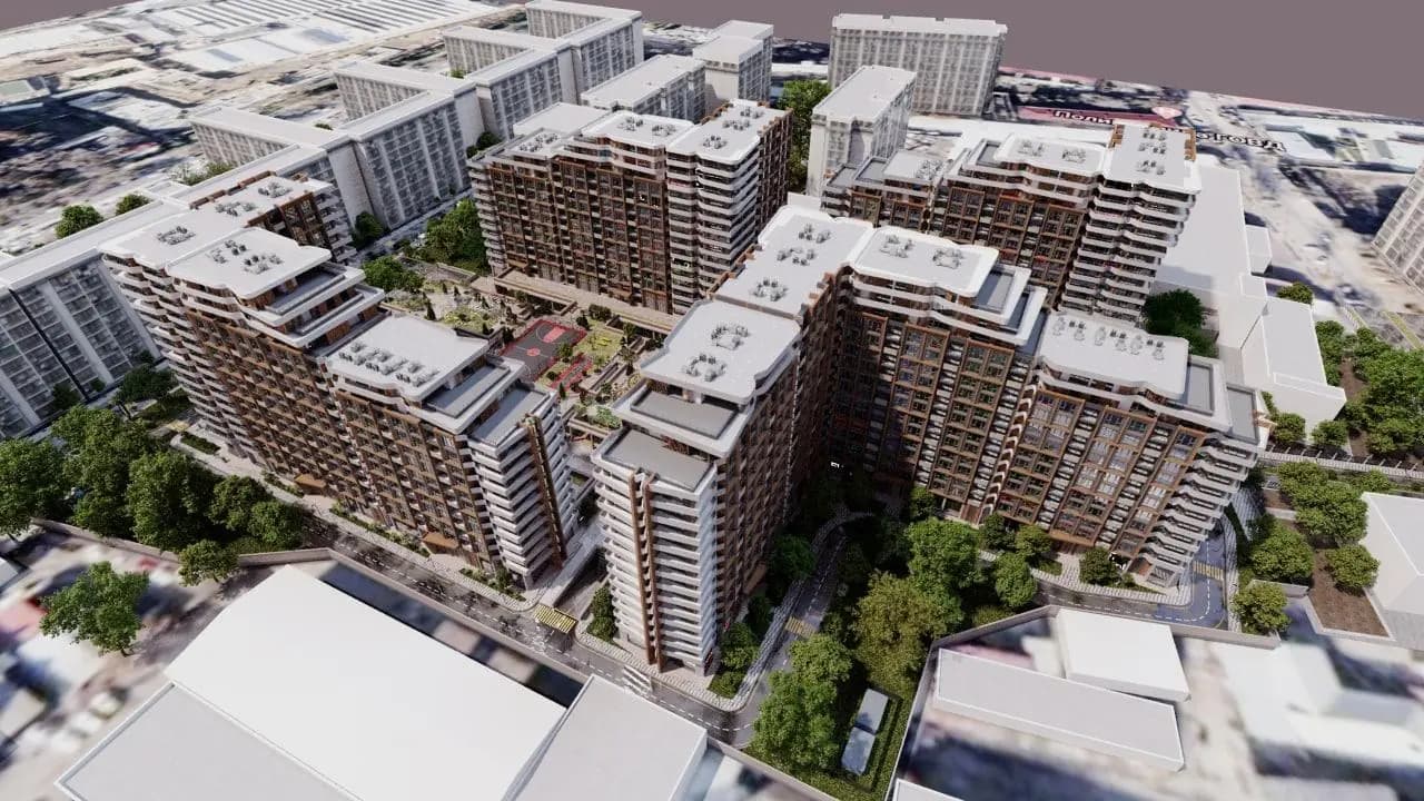 Срочно!!! ЖК Bobur Residence 49м2 — 1