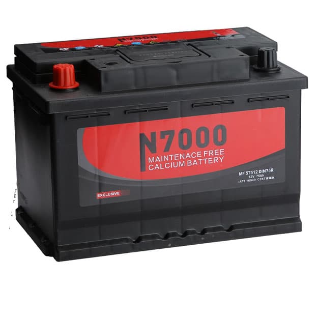 Car battery N7000 75 Ah