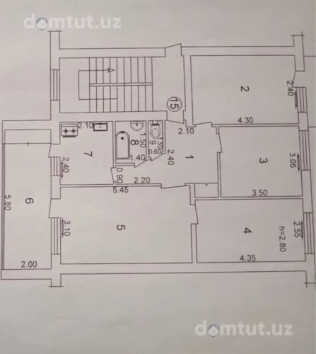 4к квартира, 80 м² — 1