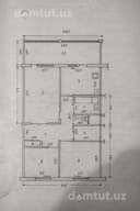 3к квартира, 77 м²