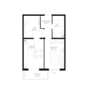 2к квартира, 44 м²