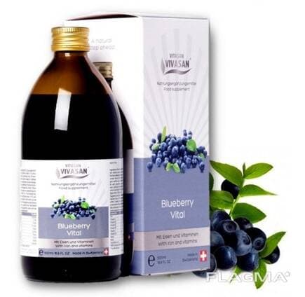 Blueberry hayotiy ichimlik Vivasan, Shveytsariya — 1