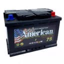 Аккумулятор для авто AMERICAN 12v75 (Турция)