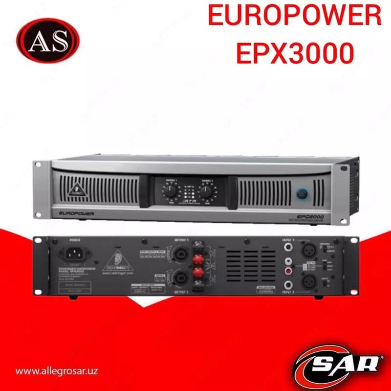 Усилитель мощности Behringer EUROPOWER EPX3000 — 1