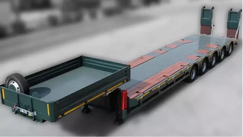 Полуприцеп тяжеловоз UzAutoTrailer 70 т — 1