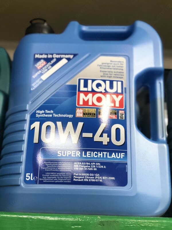 Синтетическое моторное масло 10w-40 Liqui Moly — 1