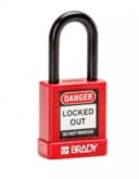 Навесной замок ”Brady” для систем блокировки и безопасности Lockout/Tagout (Ассортимент)