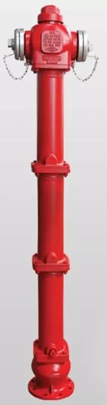 Надземный пожарный гидрант / DN100 / 215 cm — 1